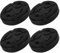 CLISPEED 4pcs Lifting Pad for Two-post Car Lifts Rubber Jack Support Block to Protect Vehicle Lift Points for Garage and Automotive Use