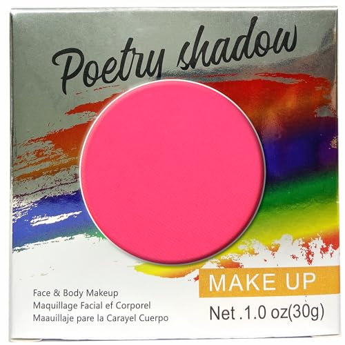 Maquillaje Facial y Corporal Profesional | Pintura de Color Profesional | Pintura Facial para Niños, Adultos, Disfraces, Festivales, Halloween 30G (Rojo - 1)