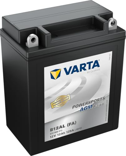 Batterie Moto VARTA Powersports AGM Active B12AL (FA) - 12V 12Ah 125A