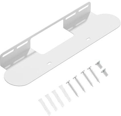 SEIWEI Kompatibel für SONOS Beam-Wandhalterung, für Heimkinos und kleine Räume, schwebende Halterung, verbessert die TV-Einrichtung, langlebiges Wandhalterungsset (Weiß)