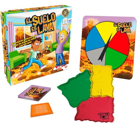 Bizak El Estelo es Lava, interaktives Brettspiel für Kinder ab 5 Jahren, entwickelt Gleichgewicht und Koordination, Familienspiel für drinnen oder draußen, 2 bis 6 Spieler (64554532)