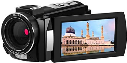 QZCX Videocamera Digitale, 4K Video Camera Camcorder Professional Digital Camera 4K Full HD WI-FI video DV Camera Night Vision Build-in MIC Camcorder With Remote Control