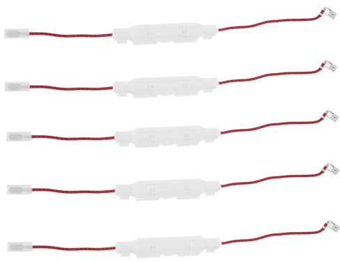 COLLBATH 5 piezas Fusibles de Alta Tensión para Microondas Reemplazo Resistente y Fácil de Instalar Accesorios para Horno Microondas con Alta Durabilidad y Estructura Profesional