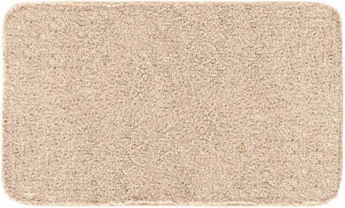 Grund Melange Badteppich, Acryl, Beige, 70x120 cm
