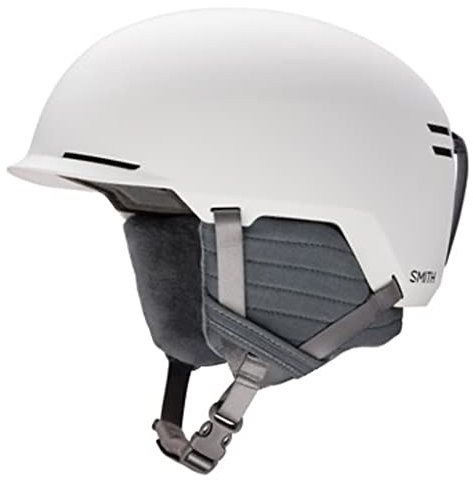 SMITH (SMIZD) Unisex – Erwachsene Scout Helm mit EPS Schaum, Matte White, L/59-63