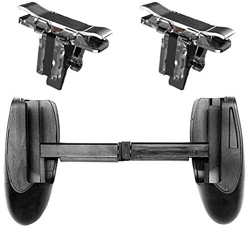 SONGVEN Mobile Game Controller Handle for Smartphone Gaming Trigger for PUBG/Rules of Survival Smartphone Game Controller Joystick for Android Smartphone Joypad (R8 Handle)