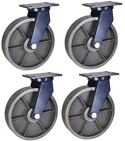 ZYFA Transportrollen,Lenkrolle,Apparaterolle, für Möbel Schwenkrollen/Schwerlastrollen,Möbelrollen,Fußrolle Rollen Räder,360° Drehbar Trolley Caster