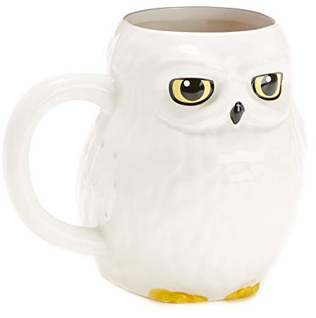 Harry Potter Paladone Hedwig Shaped Ceramic Coffee Mug | Officially Licensed Wizarding World Merchandise | Collectors Item | Novelty Gifts | Drinkware