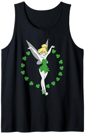 Disney Tinker Bell Ring of Shamrocks St. Patrick's Day Tank Top