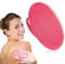 INNERNEED Weiche Körperreinigungsbürste aus Silikon, Duschschrubber, sanftes Peeling und Massage für alle Hauttypen (Pink)