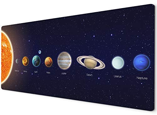 Solar System Planets Stars XXL Mouse Pad