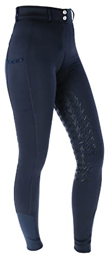 Kerbl 3223828 High Waist H/W 2021 Reithose für Damen, Dunkle Marine, Größe 44