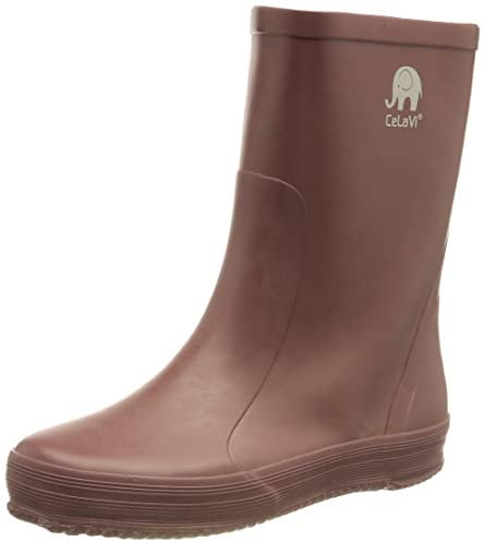 CeLaVi Wellies di Base, Stivali in Gomma, Marrone Rosa, 35 EU