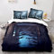 TBBDH Bettwäsche 155x220 Schwarzer Zombie Bettwäsche-Set aus Mikrofaser mit Reißverschluss, Unisex 3D-Bettbezug mit Muster + 2 Kissenbezüge 80x80 cm