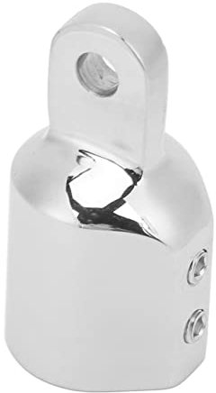 RiToEasysports Top Eye End Cap, Edelstahl External Eye End Cap Bimini Externa Top Cap Fitting Boat Hardware for Kayaks Canoes Canopy Markisen(22mm) Schiff Wassersport