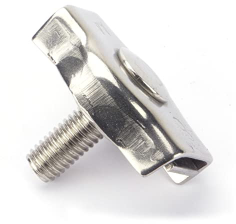Simplex Drahtseilklemme Edelstahl 10 Stück V4A AISI 316 Inox Marwotec® (2mm)