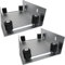 2 x Einstellbare Torführung mit 4 Führungsrollen Ø 40x44 mm Torrolle Rolltorführung