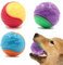 3Pcs Squeaky Dog Ball, Dog Toys Teeth Cleaning Puppy Chew Toys Pet Training Ball Dog Interactive Dog Ball