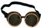 Steampunk Brille für Herren & Damen - Retro Sonnenbrille für Steampunk Outfit I Cyberpunk Burning Man, Karneval, Halloween, Zubehör für Party, Accessoire für Festival & Faschingskostüm