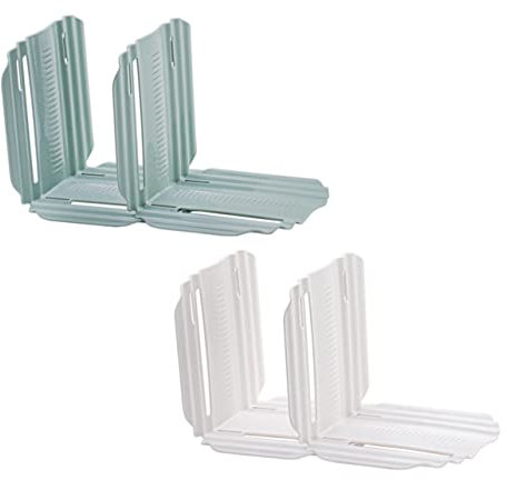 UPKOCH 4stücke Praktische Trennwand Für Lebensmittelesorten Küchenregal Organizer Kühlschranksortierregal Aus Hochwertigem Material Inklusive