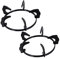 SWOOMEY 2 unids soporte de cocina de gas soporte para wok porta wok quemador anillo de soporte wok para hornillos de gas anillo wok cocina de gas wok salvamanteles hierro fundido incorporado trípode