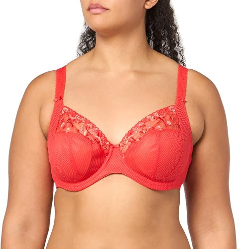 Elomi Women's Charley Underwire Plunge Bra, Salsa, 32GG US