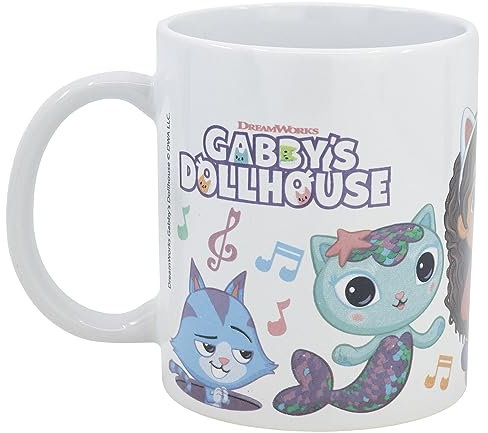 Stor Tasse en céramique de 325 ml dans une boîte cadeau Gabby's Dollhouse, multicolore, Estándar, Décontracté