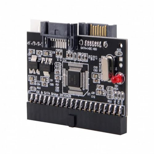 CY IDE 100 133 PATA zu Dual Serial SATA 7PIN Adapter Reversibler Konverter für Festplatte IDE 100 133 PATA zu Dual Serial SATA 7PIN Adapter Reversibler Konverter für Festplatte