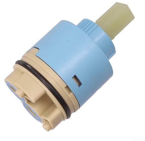 Ceramic Disc Cartridge for Lever Tap Mixer, Ideal for Shower Bath Basin Repair Kitchen (40mm)