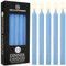 DECO EXPRESS Stabkerzen Kerzen Set 15er Pack Handgemachte Rustik Kerzen Geruchslos Lange Brenndauer bis zu 9 Stunden Tropffreie Tafelkerzen (Blau - 15er-Pack)