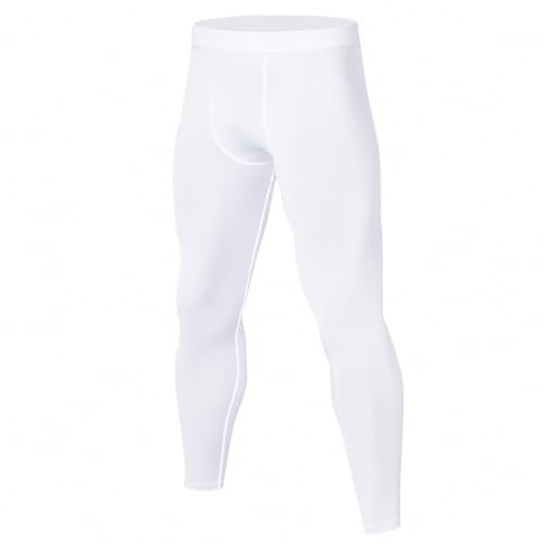 Towintec Compressiebroek voor Heren, atletische hardlooplegging, trainingsbroek, sneldrogende basislaag voor Basketbal, Sport, voetbal, sportschool, voetbal, ademende onderbroek
