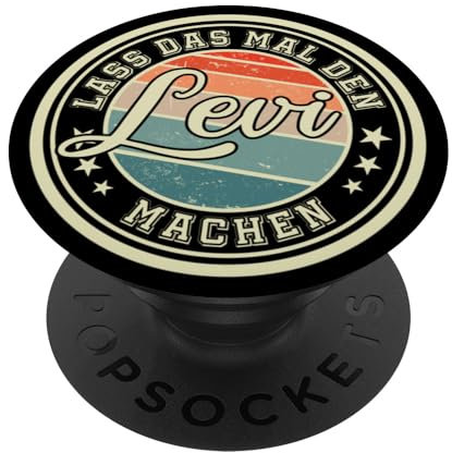 Lass das mal den Levi machen Vorname Levi PopSockets mit austauschbarem PopGrip