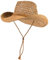 BEAHING Chapeau de Cowboy de Paille, Hommes Chapeaux de Paille de Paille pour Hommes