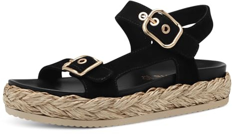 Tamaris Damen Klassische Ballerinas, Frauen Flats,Comfort Lining,TOUCHit-Fußbett,Slip-ons,klassisch elegant,Ballerinen,Black,37 EU