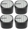 VYIBPDY 4 pièces bouton gaziniere, accessoires de remplacement de couvercle de bouton de 6 mm pour cuisinière à gaz universelle