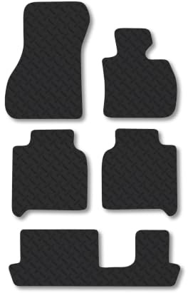 BMW 2 Series Gran Tourer [F46] (2015-2021) 5mm Rubber Car Mats Compatible with Accessories Premium Durable Tailored Fit Heavy-Duty Floor Mats Set Accessory Waterproof Durable Custom Fit Water