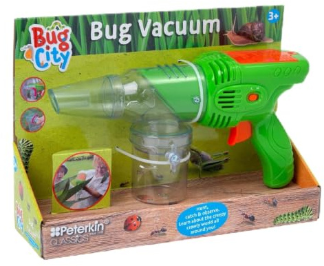 Peterkin Classics | Bug City: Bug Vacuum - catch and observe bugs and insects and learn about the creepy crawly world | Learning & Education | Explorer Toys | Ages 3+