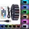 FOLGEMIR Retroiluminación de TV, 3 metro RGB, tira de luz LED USB de 5V con telemandode de 17 teclas, flexible, IP65 impermeable, autoadhesivo, antipolvo, adecuado para HDTV y pantalla plana para PC