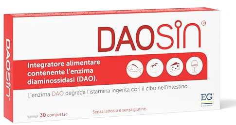EG DAOSiN | Intolleranza Istamina | Integratore alimentare | Enzima DAO | 30 compresse