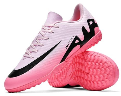 KUUK Herren Damen Fußballschuhe Jugendliche Fussballschuhe Kunstrasen Hallenschuhe Fussball Turf Indoor Outdoor AG FG TF Wettkampf Trainingsschuhe Unisex (DE 2286 Fen TF 39)