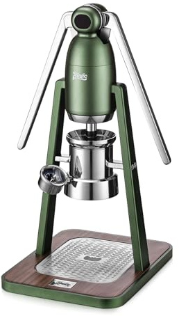 Bincoo Manual Espresso Maker Set - Hand Press Espresso Machine – 12Bar Pressure Profiling, Dual-Lever Manual Coffee Maker with Pre-Infusion, Portable for Custom Espresso Shots, Stainless Steel