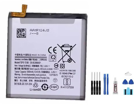 Batteria compatibile 5000mAh/19.4Wh EB-BG998ABY Batteria compatibile per Samsung Galaxy S21 Ultra 5G G988F G998B G998N G998W G998U G998D SC-52B SGH-N748