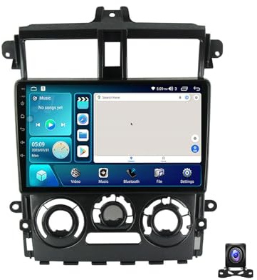 JHYUUKAU Android 13 Autoradio 2 Din Stereo Für Mitsubishi Colt Plus 2007~2012 Doppel Din 9 Zoll Auto Navigations Bildschirm Mit FM RDS DSP Carplay/Android Auto, Mit Rückfahrkamera,4 core m100s 1g+32g