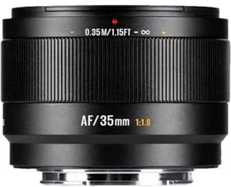 Compatible for Sony E Mount, Compatible for Fuji X Mount 35mm F1.8 Objectif Grand Angle à Mise au Point Automatique(Fuji XF)