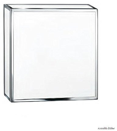 LED Decken-/Wandleuchte BAUHAUS 3 N LED, 25W, 3000K, IP44, Nickel satiniert