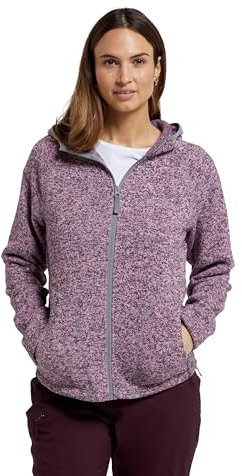 Mountain Warehouse Veste en polaire Nevis avec fermeture éclair intégrale et poches pour femme - Légère et respirante - Pour printemps, marche, voyages, randonnée, hiver Rose 34