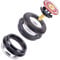 Mountain Bike 4444S Headset 44mm 1-1/8 Bike Headset Spacer,Bicycle Headset Kit, Bearing Semi Integrated Straight Tube Fork Internal,Aluminium Alloy