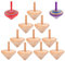 Liuer 20PCS Kreisel aus Holz,Holzkreisel,Spielzeugkreisel aus Holz,Mitgebsel Kindergeburtstag gastgeschenke Spielzeugkreisel aus Holz für Mitgebsel Geschenk Geburtstag(Malen Farben)