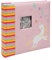 Kenro Fotoalbum Baby 10x15 Einsteckalbum, Kinder Babyalbum für Junge und Mädchen, Einhorn Pink, Bunt, Goldfolie, 200 Fotos, 10x15 cm – KUN101