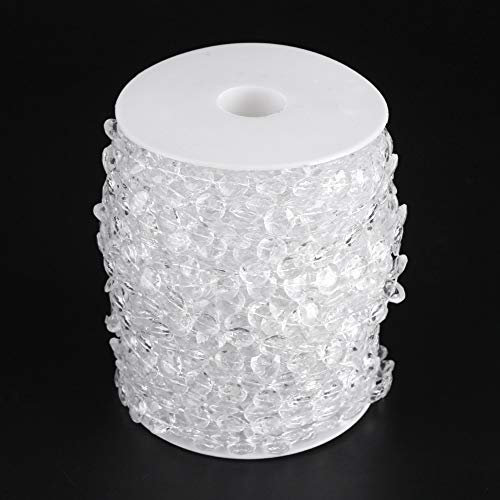30M Girlande Diamant Acryl Kristall Perlen Vorhang Hochzeit DIY Dekor Hängen Feier Dekor